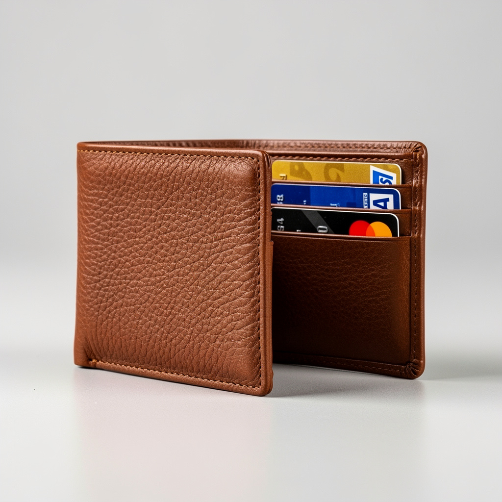 Portefeuille cuir